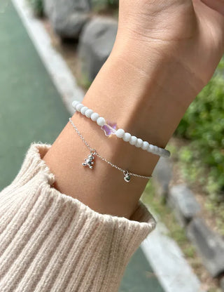 Merry Shop Star Bead Bracelet Handmade Aurora Women's