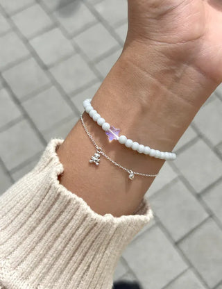Merry Shop Star Bead Bracelet Handmade Aurora Women's