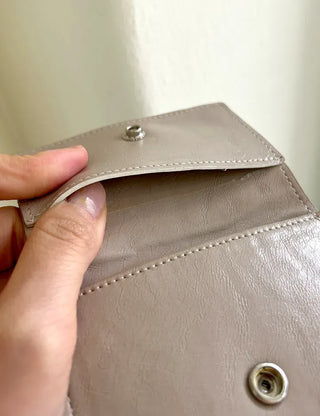 Merry Shop Belt Bag & Card Holder Set Suede Women's