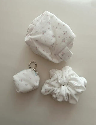 Mary Shop Scrunchie Soft Flower Scrunchie for Women