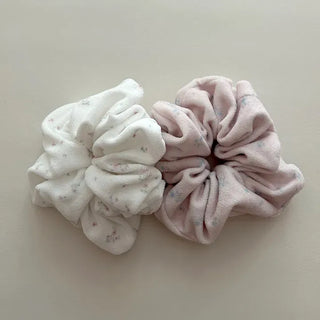 Mary Shop Scrunchie Soft Flower Scrunchie for Women