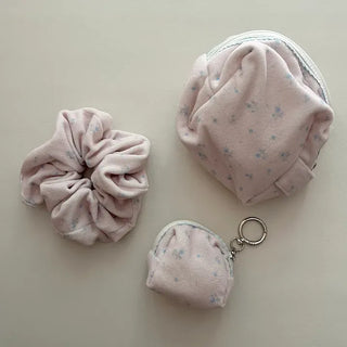 Mary Shop Scrunchie Soft Flower Scrunchie for Women