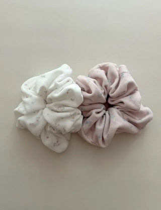 Mary Shop Scrunchie Soft Flower Scrunchie for Women