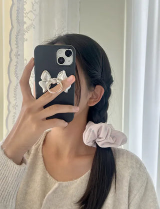 Mary Shop Scrunchie Soft Flower Scrunchie for Women