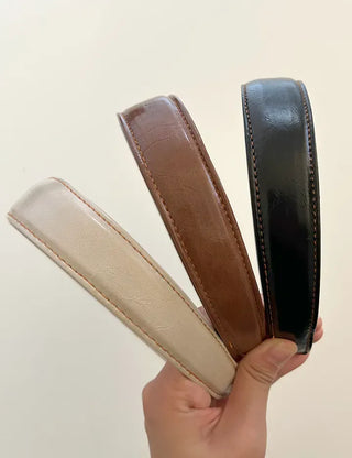 Mary Shop Leather Headband Leather Autumn Hairband