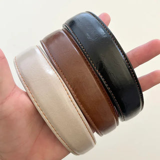 Mary Shop Leather Headband Leather Autumn Hairband
