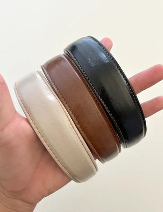 Mary Shop Leather Headband Leather Autumn Hairband
