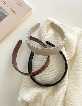 Mary Shop Leather Headband Leather Autumn Hairband