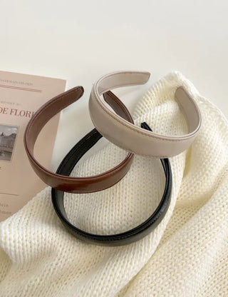 Mary Shop Leather Headband Leather Autumn Hairband
