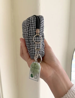 Merry Shop Lucky Keyholder Four-Leaf Clover Acrylic Keyring