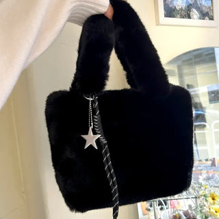 Merry Shop Keyholder Big Star Rope Bag Keyring Bag Charm