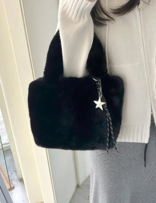 Merry Shop Keyholder Big Star Rope Bag Keyring Bag Charm