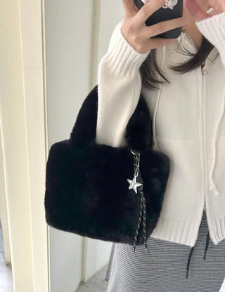 Merry Shop Keyholder Big Star Rope Bag Keyring Bag Charm