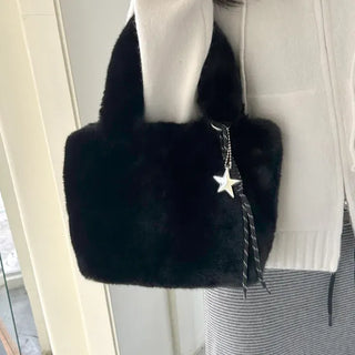 Merry Shop Keyholder Big Star Rope Bag Keyring Bag Charm