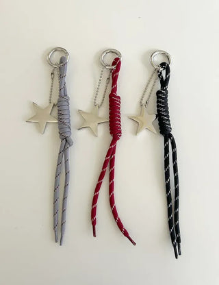 Merry Shop Keyholder Big Star Rope Bag Keyring Bag Charm