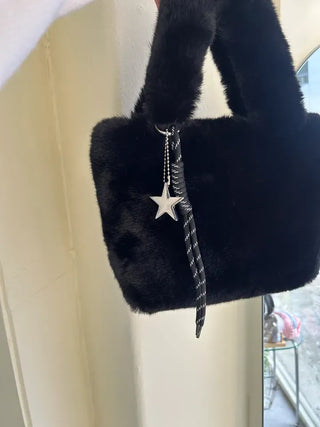 Merry Shop Keyholder Big Star Rope Bag Keyring Bag Charm