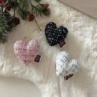 Tweed Heart Cushion Phone Case Smart Talk