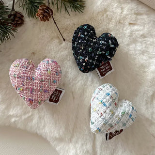 Tweed Heart Cushion Phone Case Smart Talk