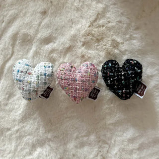 Tweed Heart Cushion Phone Case Smart Talk