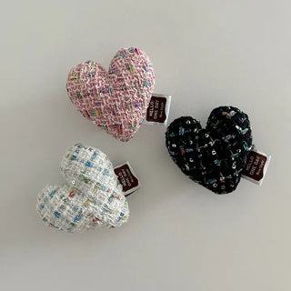 Tweed Heart Cushion Phone Case Smart Talk