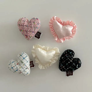Tweed Heart Cushion Phone Case Smart Talk