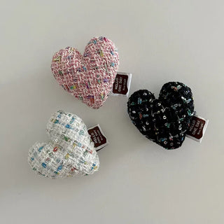 Tweed Heart Cushion Phone Case Smart Talk