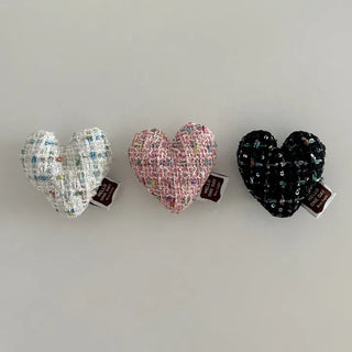 Tweed Heart Cushion Phone Case Smart Talk