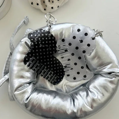 Merry Shop keyholder hair comb keyring cat dog