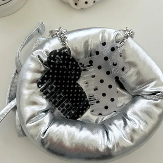 Merry Shop keyholder hair comb keyring cat dog