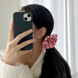 Mary Shop Hair Tie Terry Stripe Scrunchie