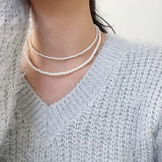 High-Quality Pearl Necklace, Daily Basic for Women