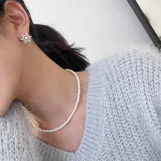 High-Quality Pearl Necklace, Daily Basic for Women