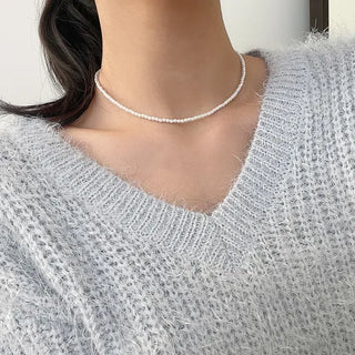High-Quality Pearl Necklace, Daily Basic for Women