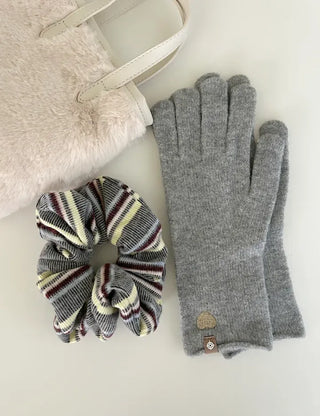 Mary Shop Hair Tie Mix & Match Striped Scrunchie