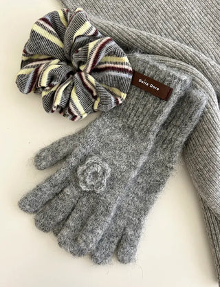 Mary Shop Hair Tie Mix & Match Striped Scrunchie