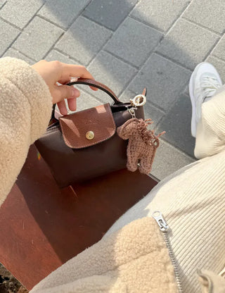 Year of the Horse Keyholder Horse Knitted Doll Keyring Keychain