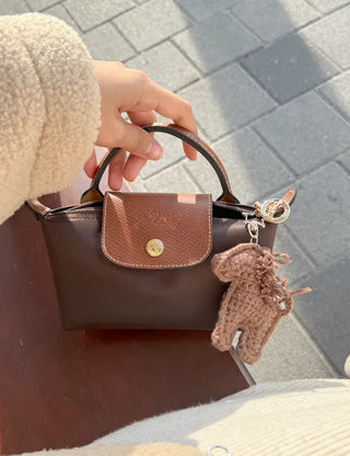 Year of the Horse Keyholder Horse Knitted Doll Keyring Keychain