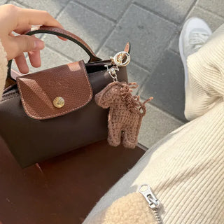 Year of the Horse Keyholder Horse Knitted Doll Keyring Keychain