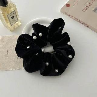 High-quality recommended, size pearl basic velvet scrunchie hair tie