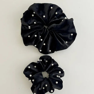 High-quality recommended, size pearl basic velvet scrunchie hair tie