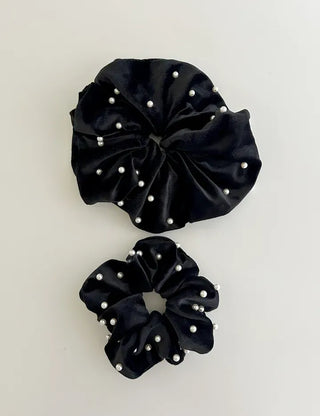 High-quality recommended, size pearl basic velvet scrunchie hair tie