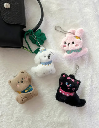 Merry Shop Doll Keyholder Animal Keyring Keychain Bag Charm