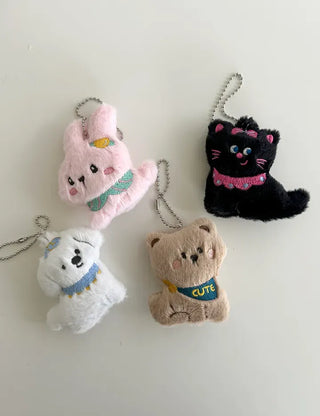 Merry Shop Doll Keyholder Animal Keyring Keychain Bag Charm