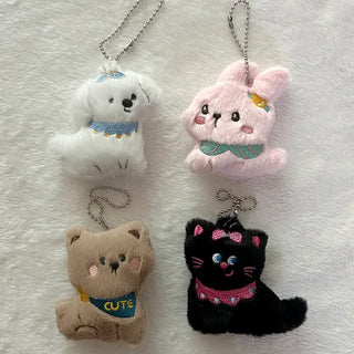 Merry Shop Doll Keyholder Animal Keyring Keychain Bag Charm