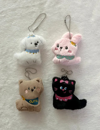 Merry Shop Doll Keyholder Animal Keyring Keychain Bag Charm