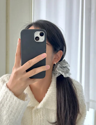 Merry Shop hair tie, teddy bear lace scrunchie