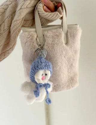 Merry Shop Keyholder Earflap Hat Doll Bag Keyring Bag Charm