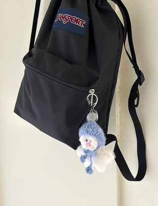 Merry Shop Keyholder Earflap Hat Doll Bag Keyring Bag Charm