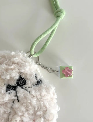 Keycap Keyring LED Heart Ribbon Flower Keyboard Keyholder