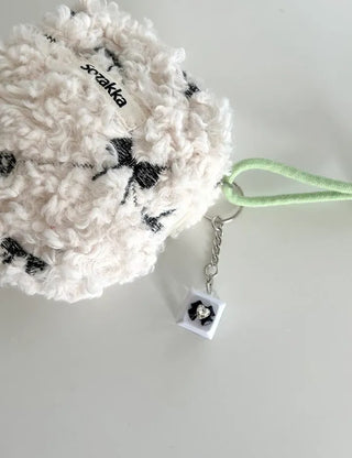 Keycap Keyring LED Heart Ribbon Flower Keyboard Keyholder